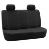 Picture of FH Group Car Seat Covers Rear Set Cloth - Car Seat Covers with Removable Headrest,Universal Fit,Automotive SeatCovers,Washable Car SeatCover for SUV,Sedan,Van Black
