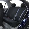 Picture of FH Group Car Seat Covers Rear Set Cloth - Car Seat Covers with Removable Headrest,Universal Fit,Automotive SeatCovers,Washable Car SeatCover for SUV,Sedan,Van Black