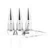 Picture of SINGARO 45mm Spiked Aluminum Stem Valve Caps,4PCS Dustproof Tire Wheel Stem Caps for Cars,SUVs,Trucks Bicycles and Motorcycles(Silver)