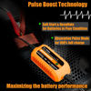 Picture of MOTOPOWER 12V 1000mA Automatic Charger - Battery Maintenance - Maintain Charger and Battery Desulfator with Timer Protection.