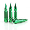 Picture of SINGARO 60mm Spiked Valve Caps,Aluminum Alloy Dustproof and Waterproof Tire Valve Stem Caps, Suitable for Cars, Trucks and Motorcycles (4PCS Green)