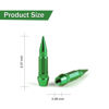 Picture of SINGARO 60mm Spiked Valve Caps,Aluminum Alloy Dustproof and Waterproof Tire Valve Stem Caps, Suitable for Cars, Trucks and Motorcycles (4PCS Green)