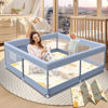 Picture of XVISHX Baby Playpen with Mat, 50 x 50 Inch Play Pen Playards, Playpen for Babies and Toddlers, Baby Playard for Indoor & Outdoor Active Center Game Fence, Skin-Friendly Fabric and Soft Breathable Mesh