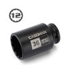 Picture of CASOMAN 1/2" Drive x 36 mm Deep 12 PT Impact Socket, CR-MO, 1/2-inch Drive 12 Point Axle Nut Socket for Easy Removal of Axle Shaft Nuts (36MM)
