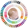 Picture of CÉLLOT 90 pcs Mini Grosgrain Ribbon Bows - Snap Clips for Baby Toddlers Infants' Fine Thin Hair