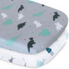 Picture of Bassinet Sheet, Bassinet Sheets 2 Pack, Ultra Soft Bassinet Sheets for Baby Boys or Girls Universal Fit for Rectangle, Oval, Hourglass Bassinet Pad/Mattress, Grey