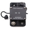Picture of T Tocas 50A Circuit Breaker Marine Auto Reset Circuit Breakers No Switch Button Waterproof IP67 Marine Automotive Truck (50A)