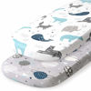 Picture of Stretch Fitted Bassinet Sheet Set BROLEX 2 Pack Cradle Sheets for Bassinet Pad/Mattress,Unisex Boys Girls,Ultra Soft,Space Planet