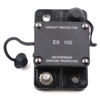 Picture of T Tocas Hi-Amp Circuit Breaker Marine Auto Reset Circuit Breakers No Switch Button Waterproof IP67 Marine Automotive Truck (100A)