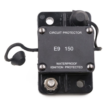 Picture of T Tocas Type T1 Auto Reset Circuit Breakers No Switch Button Waterproof 150A 32V DC