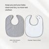 Picture of Konssy 6-Pack Muslin Baby Bibs for Boys & Girls, Soft Cotton Absorbent Drool Bibs, Bandana Bibs for Drooling & Teething