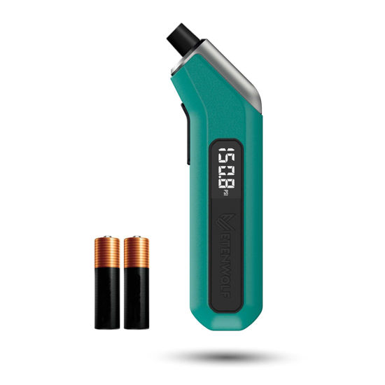 Picture of ETENWOLF T300 Plus Tire Pressure Gauge 200 PSI, Digital Tire Gauge with Bright LED Display, Tire Gauges for Tire Pressure with Presta Valve Adaptor (Dark Cyan)
