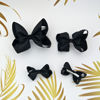 Picture of Black Bows for Girls,6PCS Hand-made Grosgrain Ribbon Hair Bows Alligator Clips Hair Accessories for Little Teen Toddler Girls Kids (Black)