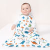 Picture of david's kids 3 Pack 100% Cotton Baby Sleep Sack 12-18 Months, Ultra Soft Baby Wearable Blankets with 2-Way Zipper, Comfy Toddler Sleeping Bags for Boys Girls Neutral, Large Size, Dinosaur
