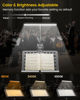 Picture of Glocusent Music Stand Light: 57 LED Super Bright Piano Light with EVA Carrying Case, 3 Color & 5 Brightness, Rechargeable & 140-Hr Long Lasting, Perfect for The Piano, Sheet Music