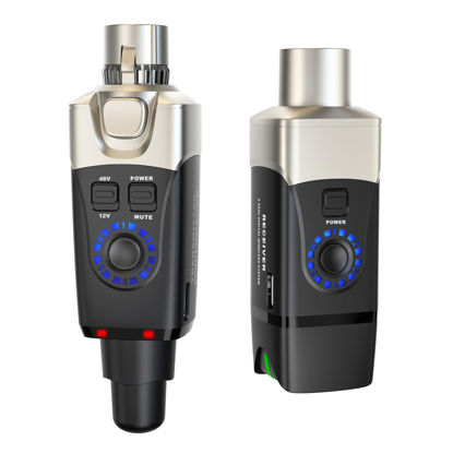 Picture of Xvive U3C Microphone Wireless System 2.4GHz XLR Transmitter and Receiver for Condenser Microphone, Audio Mixer, PA System