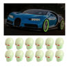 Picture of 12PCS Fluorescent Skull Tire Valve Stem Caps, Luminous Auto Wheel Air Valve Cap, Illuminated Glow in The Dark Corrosion Resistant, Car Accessories for Truck, SUV, Motorcycle, Car (Skull Green)