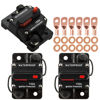 Picture of Hamolar 3 Pack Car Audio 150 Amp Resettable Fuse Circuit Breaker Car Protect for Audio System Fuse 12-48V DC for Car Audio Amps Overload Protection Fuse