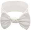 Picture of BABYGIZ Baby Girl Headbands-Infant,Toddler Cotton Handmade Hairbands with Bows Child Hair Accessories (White)