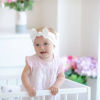 Picture of BABYGIZ Baby Girl Headbands-Infant,Toddler Cotton Handmade Hairbands with Bows Child Hair Accessories (White)