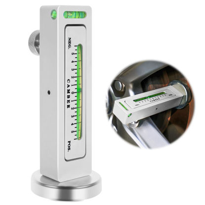Picture of Ziopetru Adjustable Magnetic Gauge Tool, Wheel Camber, Caster Pillar and Wheel Alignment Tools for Automotive Truck RV Tire Repair