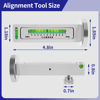 Picture of Ziopetru Adjustable Magnetic Gauge Tool, Wheel Camber, Caster Pillar and Wheel Alignment Tools for Automotive Truck RV Tire Repair