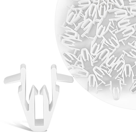 Picture of GOOACC 50pcs Rear Hatch Door Side Garnish and Front Body Pillar Garnish Moulding Clip for Toyota Lexus 90467-09204