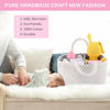 Picture of ABenkle Diaper Caddy Organizer, Cotton Rope Nursery Baby Basket, Changing Table Organizer for Baby Diaper Storage, Diaper Nursery Storage Bin for Baby Stuff, Baby Shower Gifts