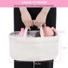 Picture of ABenkle Diaper Caddy Organizer, Cotton Rope Nursery Baby Basket, Changing Table Organizer for Baby Diaper Storage, Diaper Nursery Storage Bin for Baby Stuff, Baby Shower Gifts