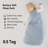 Picture of BubblePanda Rayon Made from Bamboo Sleep Sack 12-18 Months 0.5 Tog Soft Lightweight Toddler Sleep Sack 1t for Babies 2-Way Zipper Wearable Blanket Baby 12 Months