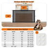 Picture of NWK Magic Dog Gate for Stairs Pet Gate for The House Providing a Safe Enclosure for Pets to Play and Rest, 6 Hooks Design (30'' X 60'')