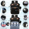 Picture of SHITIESHOU Diaper Bag Backpack Baby Bag, Baby Girl Boy Diaper Bag for Dad Mom with Pad, 16 Pockets, Pacifier Case, Large Diaper Bag Unisex for Travel (Black)