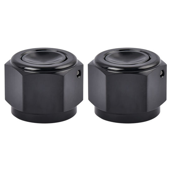Picture of EVIL ENERGY 4AN Flare Cap Block off Fitting Plug Black 2PCS