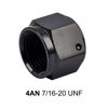 Picture of EVIL ENERGY 4AN Flare Cap Block off Fitting Plug Black 2PCS