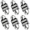 Picture of AUXLIGHT 6614 6641 6612F 6615 F30-WHP TS-14V1CP 29MM 1.14”Festoon LED Interior Light Bulbs Green, Super Bright 6SMD Chips for Car SUV Truck Sunvisor Vanity Mirror Lights (Pack of 6)