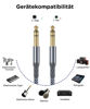 Picture of 6.35mm TRS Instrument Cable 30FT 2-Pack,Straight 1/4 Inch Male Jack Stereo Audio Interconnect Cord,6.35 Balanced Lead Line for Electric Guitar,Bass,Keyboard,Mixer,Amplifier,Amp,Speaker,Equalizer