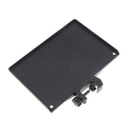 Picture of RTNLIT Microphone Stand Tray, Clamp On Firm Rack Tray Holder with 4.5 Pound Weight Capacity Adjustable Mic Stand Shelf for Live Streaming, Stage, Music Sheet, Karaoke, Recording, Podcast (7.9" × 5.5")
