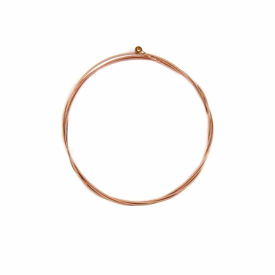 Picture of 5pcs Acoustic Guitar Low E Strings Well Balanced Light Tension Resistant Rust Prevent Brass Acoustic Tone E-6th (E-6th)