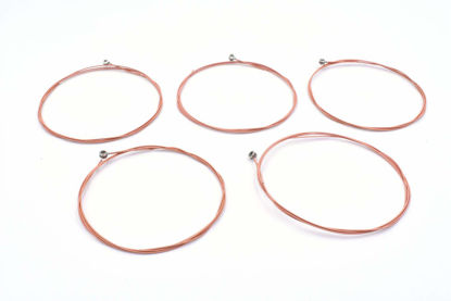 Picture of 5pcs Acoustic Guitar A Strings Well Balanced Light Tension Resistant Rust Prevent Brass Acoustic Tone A-5th (A-5th)