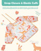 Picture of Lictin Long Sleeve Bibs 5 Pack - Baby Bibs for Girl, Waterproof Toddler Bibs, 0-24 Months Neutral Baby Smock for Eating, Reusable Infant Baby Bibs for Feeding Teething or Weaning