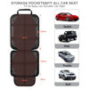 Picture of XHYANG Car Seat Protector,2 Pack Automotive Seat Protectors Baby Carseat Pad Waterproof & Durable 600D Fabric for Child Baby Car Seat Mat Vehicle Pet Cover 2 Storage Pockets (Brown)
