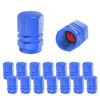 Picture of 16 PCS Car Tire Valve Stem Caps, Waterproof Airtight Car Wheel Tire Valve Stem Caps/Covers Universal for Cars, Bicycles, Motorcycles, Trucks, Motorcycles, Car Accessories for Men Women (Blue)