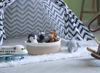 Picture of CIKI HOME Woven Cotton Rope Storage Basket, Cube Changing Table Organizer for Closet Towels, Baby Nursery Bin, Small Dog Cat Toy Box, Gift Baskets empty Brown
