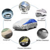 Picture of GUNHYI Car Cover Waterproof All Weather for Automobiles, Outdoor Full Car Cover Snowproof Windproof UV Protection, Universal Fit for Sedan. (Fit Sedan Length 194-208 inch, Silver)