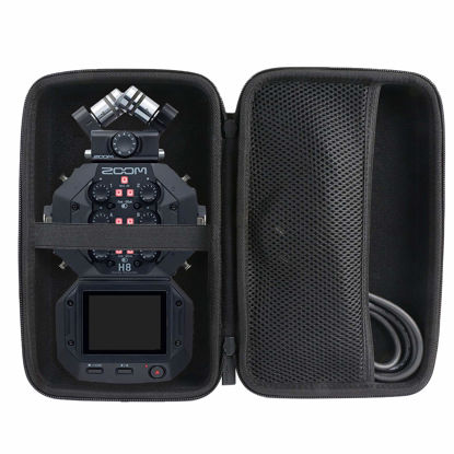 Picture of co2CREA Hard Case Replacement for Zoom H8 12-Track Portable Recorder Stereo Microphones
