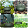 Picture of Rain Drum for Outside,8 Inches 11 Notes Rain Drum for Garden Instrument, Drum Rain Chime Waterproof, Chakra Rain Drum Outdoor，with Drum Bag, Music Book, Drum Mallets (Stone Green)