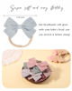 Picture of jollybows 30pcs Baby Girls Nylon Hair Bows Headbands Linen Bands Elastic Accessories for Kids Infants Newborn (3-30 PCS Solid Linen)
