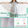 Picture of Mosquito Net for Stroller (2 Pack) - Durable Baby Stroller Mosquito Net - Perfect Bug Net for Strollers, Bassinets, Cradles, Playards, Pack N Plays and Portable Mini Crib (White) …
