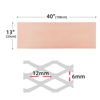 Picture of AggAuto Universal 40"x13" Car Grill Mesh - Aluminum Alloy Automotive Grille Insert Bumper Rhombic Hole 6x12mm, One of the Most Multifunctional Shape Grids Orange