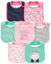 Picture of Simple Joys by Carter's Baby 7-Pack Teething Bibs, Pink/Mint Green, One Size